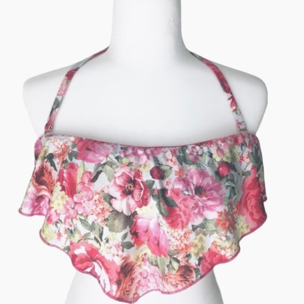 Gianni Bini Floral Swim Top